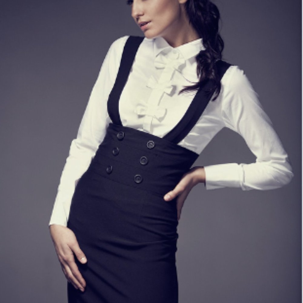 Zara, Suspender Pencil Skirt